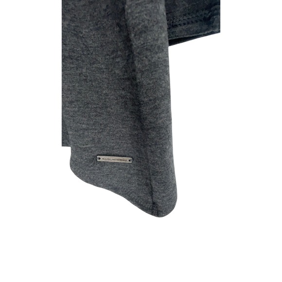 Marc New York Performance Cowl Neck Tunic Top Long Sleeve Gray - Picture 3 of 7